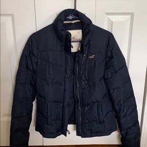 Navy Blue Hollister Coat